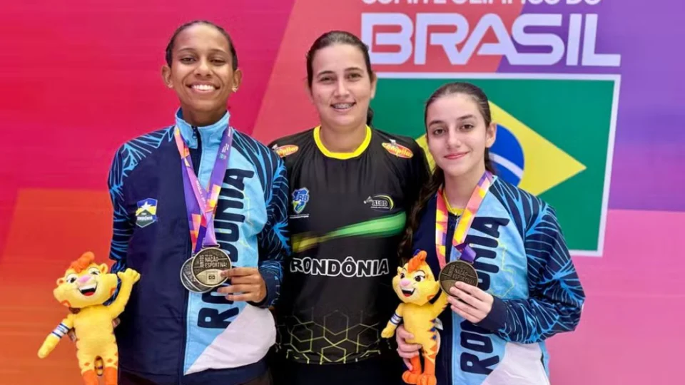 Dupla de Ji-Paraná conquista ouro inédito nos Jogos da Juventude 2025