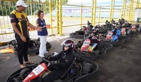 Governo do AM lança aulas gratuitas de kart na Vila Olímpica. Saiba como se inscrever