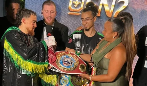Manchinha conquista cinturão internacional da WBO no Outboxing Fight Night 2 em São Paulo