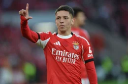 UEFA pune Prestianni com seis jogos após caso com Vini Jr na Champions