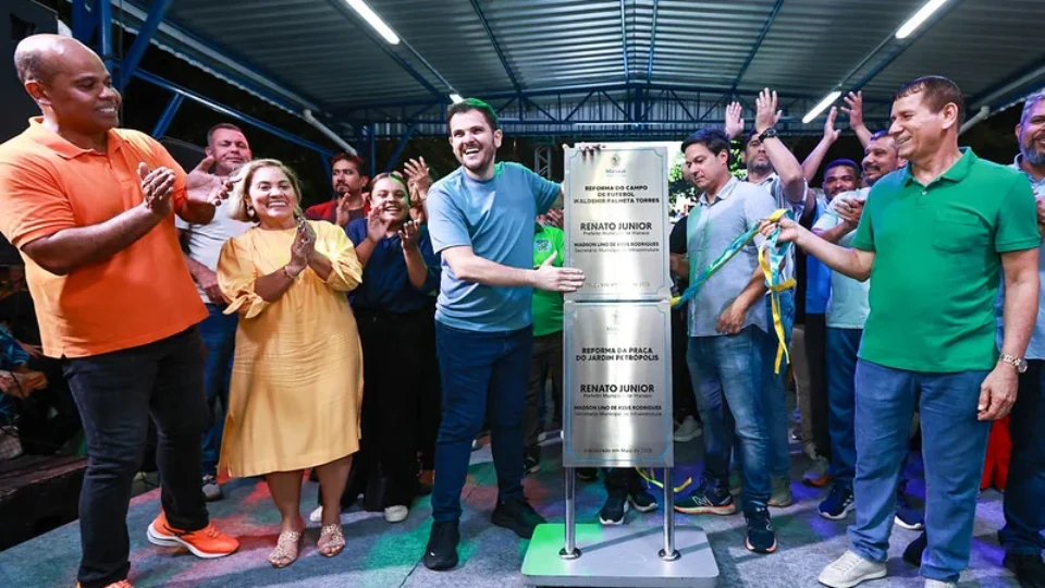 Prefeito Renato Junior entrega 39º espaço esportivo e transforma local em complexo moderno no Jardim Petrópolis