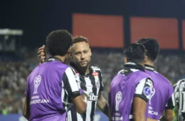 Neymar pede desculpas a Robinho Jr. após confusão em treino do Santos