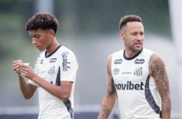 Robinho Jr. notifica o Santos e acusa Neymar de agressão após treino